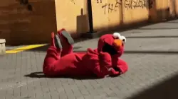 Portland anti-ICE demonstrators confused when person in full-size Elmo costume shows up