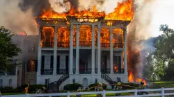 America's largest remaining antebellum mansion burns down in devastating fire